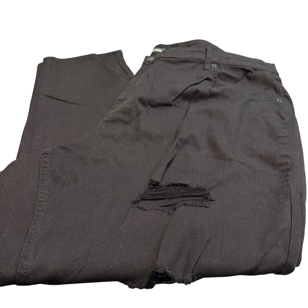 Wild Fable Women's Black Super High Rise Distressed Skinny Jeans - Size 22 - NWT